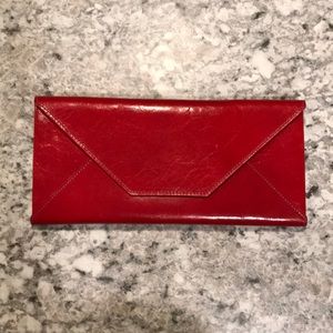 Red envelope clutch